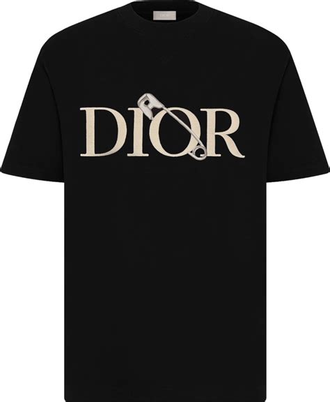 Dior // X Judy Blame Black Safety Pin Embroidered T.